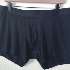 NWOT Skims Mens 3" Boxer Brief Obsidian Black Size XL